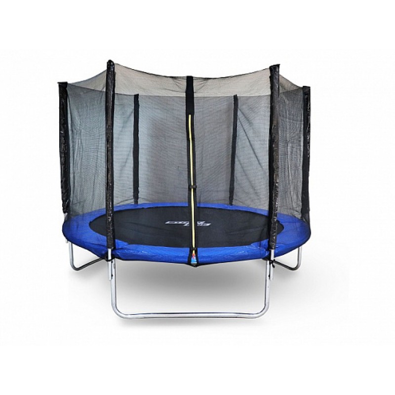 ბატუტი StartLine Fitness 10 ფუტი (305 სმ) შიდა ბადით, კიბით და ხელის მოსაკიდით